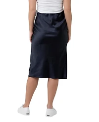 Ripe Maternity Lexie Satin Midi Skirt