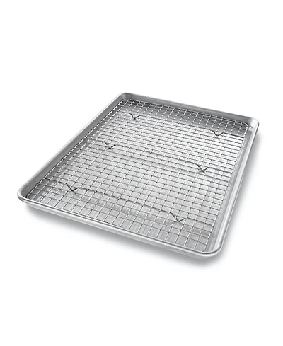 Usa Pan Half Sheet with Baking Rack Set