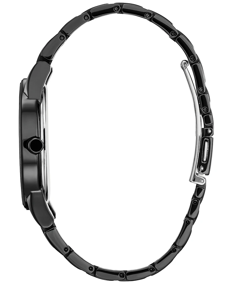 Citizen Eco-Drive Unisex Disney Mickey Mouse Black Stainless Steel Bracelet Watch 40mm
