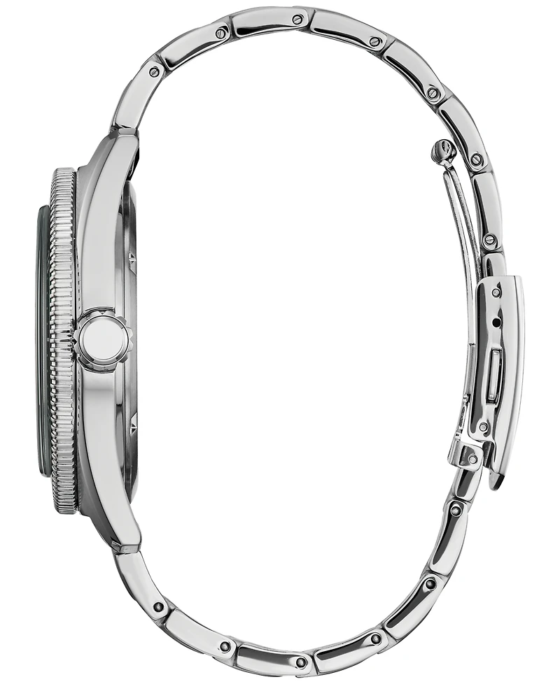 Citizen Eco-Drive Men's Disney Mickey Mouse Stainless Steel Bracelet Watch 43mm