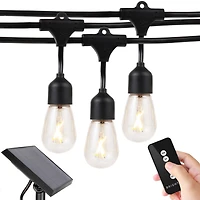 Ambience Pro 48 ft. Outdoor Solar Led String Lights with Remote Control