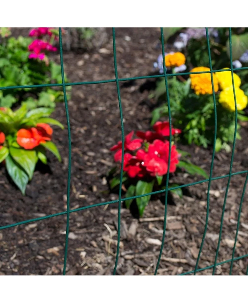YardGard Welded Wire Fence, Vinyl Coated 16 Gauge, 3 x 2-In, 24 x 25in