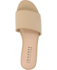 Journee Collection Women's Kolinna Slip On Flat Sandals