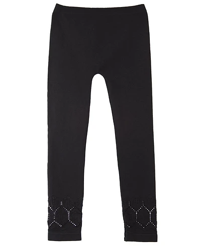 MeMoi Girls Lovely Lace Seamless Leggings