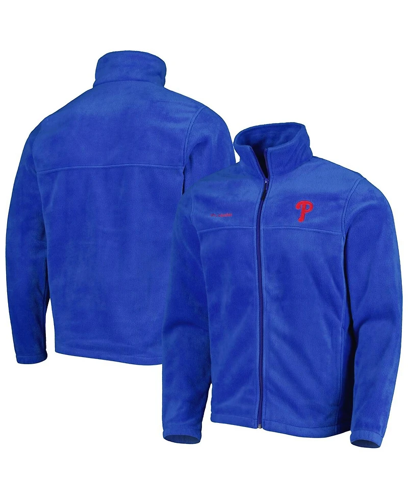 Men's Columbia Royal Philadelphia Phillies Steens Mountain Full-Zip Jacket