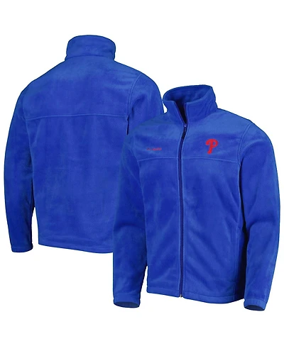 Men's Columbia Royal Philadelphia Phillies Steens Mountain Full-Zip Jacket