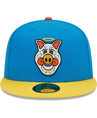 Men's New Era Royal, Yellow Santos De San Pablo Copa La Diversion 59FIFTY Fitted Hat
