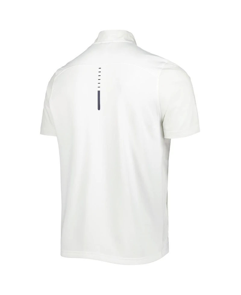 Men's Under Armour White Notre Dame Fighting Irish Motivate 2.0 Half-Zip Jacket