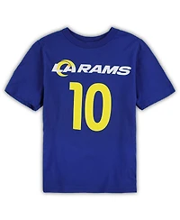 Preschool Boys and Girls Cooper Kupp Royal Los Angeles Rams Mainliner Team Player Name and Number T-shirt