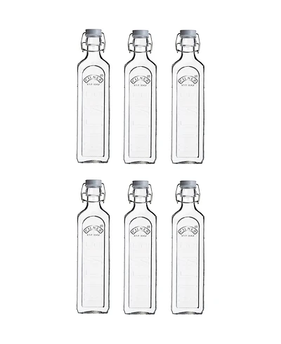 Kilner Clip Top Bottle 34 oz, Set of 6
