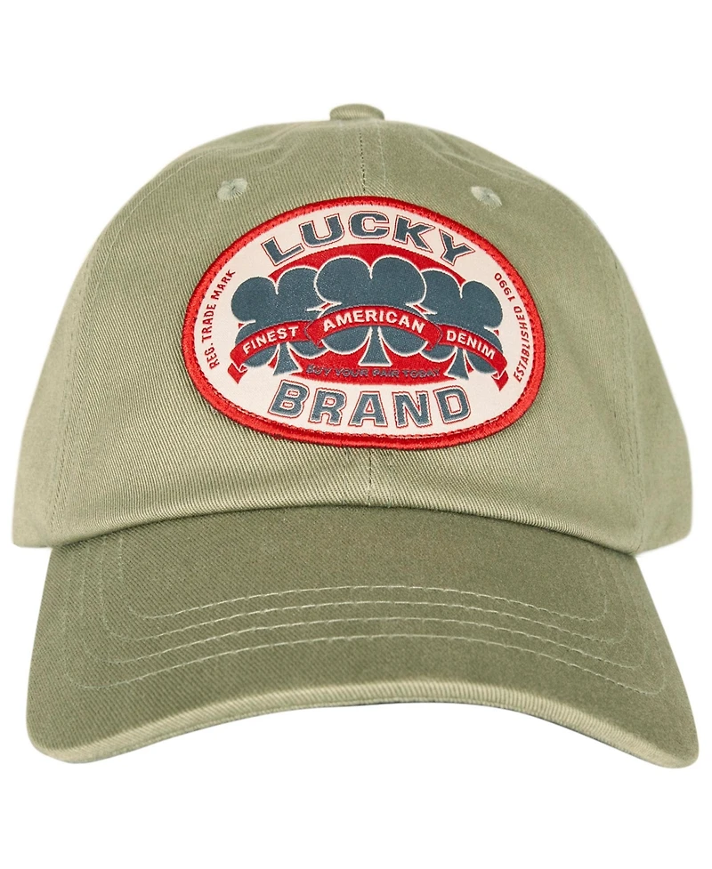 Lucky Brand Oval Clover Patch Trucker Hat