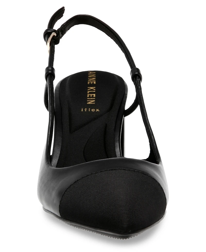 Anne Klein Women's Brooklyn Block Heel Slingback Dress Pumps