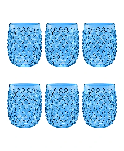 Abode Homewares Hobnail Stemless Set of 6