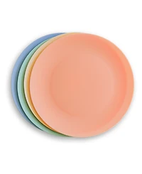 Abode Homewares Essential Polypropylene Dinner Plate Assorted 4 Pack