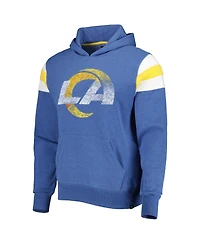 Men's '47 Brand Royal Los Angeles Rams Premier Nico Pullover Hoodie