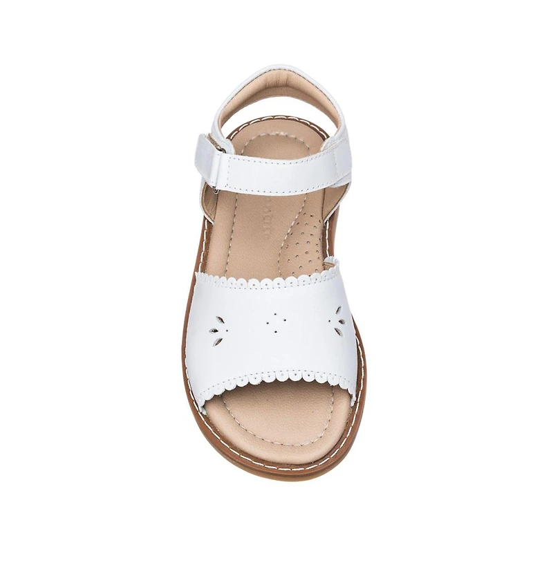 Elephantito Girls Classic Sandal with Scallop