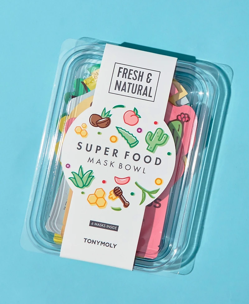 Tonymoly 6-Pc. Super Food Mask Bowl Set