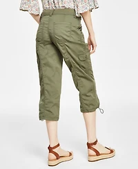 Style & Co Women's Mid-Rise Cargo Capri Pants, Exclusively at Macy's