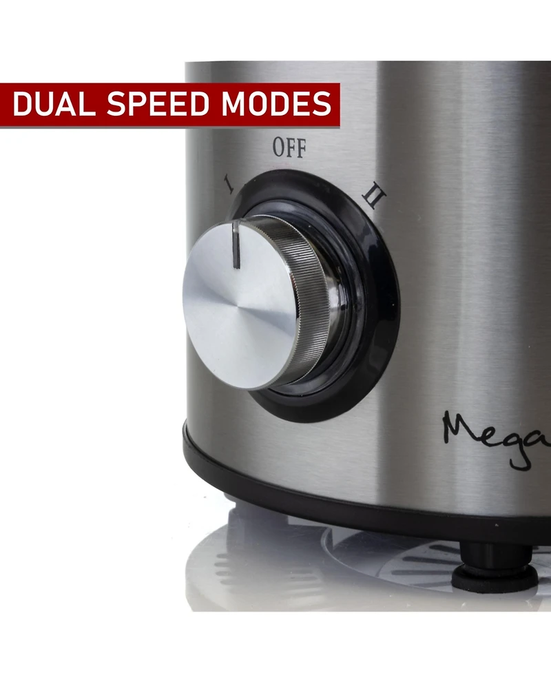 MegaChef Wide Mouth Juice Extractor with Dual Speed Centrifugal