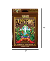 Fox Farm FX14054 Happy Frog Potting Soil, 12 Quart