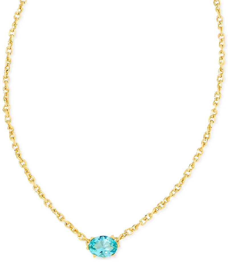 Kendra Scott Single Stone 16" Adjustable Pendant Necklace