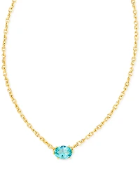 Kendra Scott Single Stone 16" Adjustable Pendant Necklace