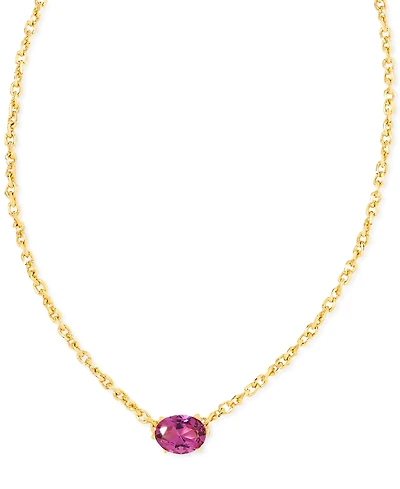 Kendra Scott Single Stone 16" Adjustable Pendant Necklace