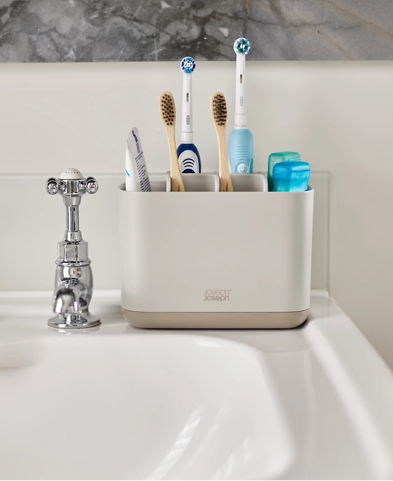 Joseph Joseph EasyStore Matte Finish Large Toothbrush Caddy