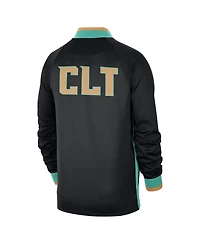 Men's Jordan Black, Mint Charlotte Hornets 2022/23 City Edition Showtime Thermaflex Full-Zip Jacket