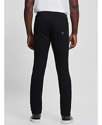 Guess Men's Eco Davis Black Wash Slim Straight Jeans