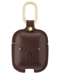 WITHit Brown Leather Cover designed for Apple AirPods