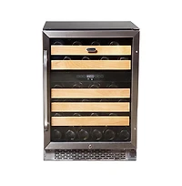Whynter 46 bottle Dual Temperature Zone Built-In Wine Refrigerator