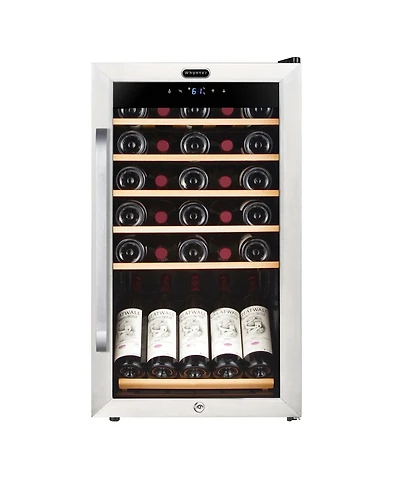 Whynter 34 Bottle Freestanding Stainless Steel Refrigerator With Digital Control