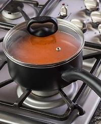 Ecolution Aluminum Quart Evolve Non-Stick Saucepan with Glass Lid