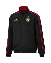Men's adidas Black and Red Atlanta United Fc 2023 On-Field Anthem Full-Zip Reversible Team Jacket