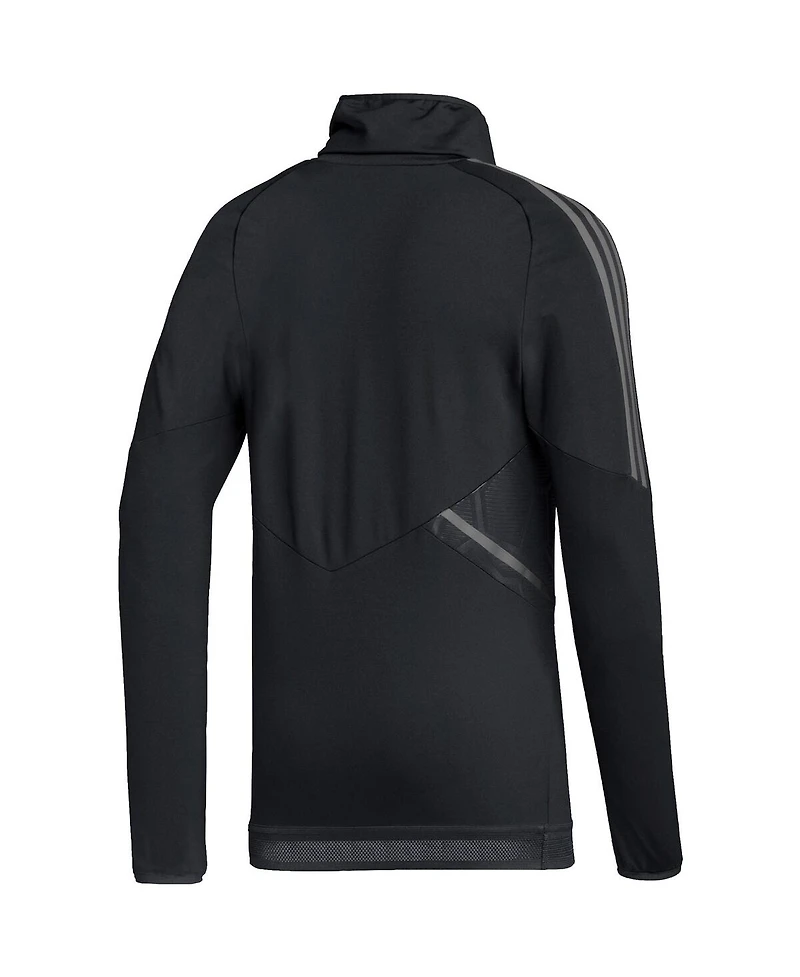 Men's adidas Black Colorado Rapids Cold.rdy Raglan Warmup Pullover Jacket