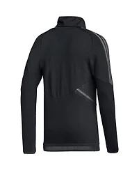 Men's adidas Black Colorado Rapids Cold.rdy Raglan Warmup Pullover Jacket
