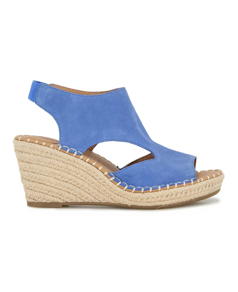 Gentle Souls Women's Cody Wedge Espadrille Sandals