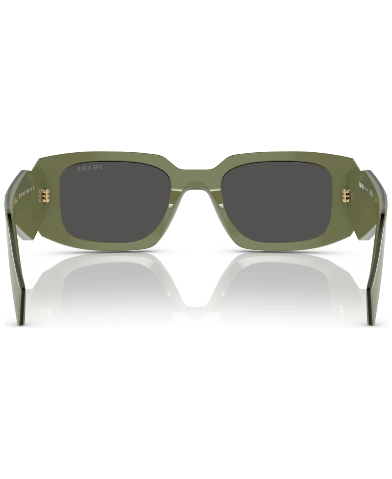 Prada Women's Symbole Rectangular Sunglasses, PR17WS