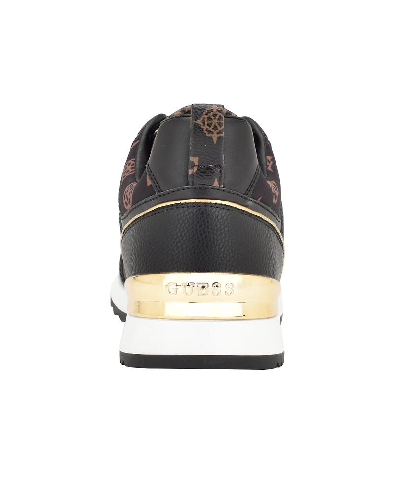 Guess Women's Kadlin Logo Detailed Retro Jogger Sneakers