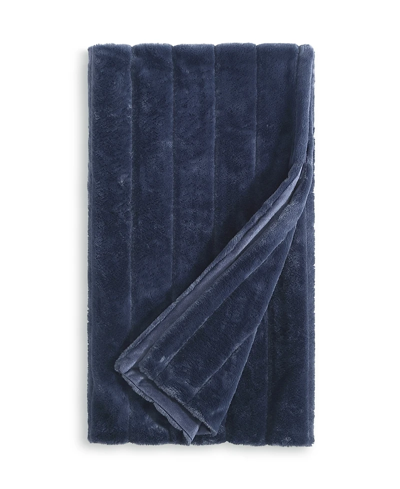Karl Lagerfeld Paris Soft and Warm Channel Throw, 50" x 60"