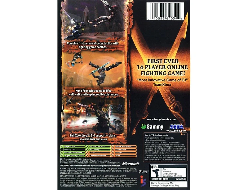 Iron Phoenix - Microsoft Xbox