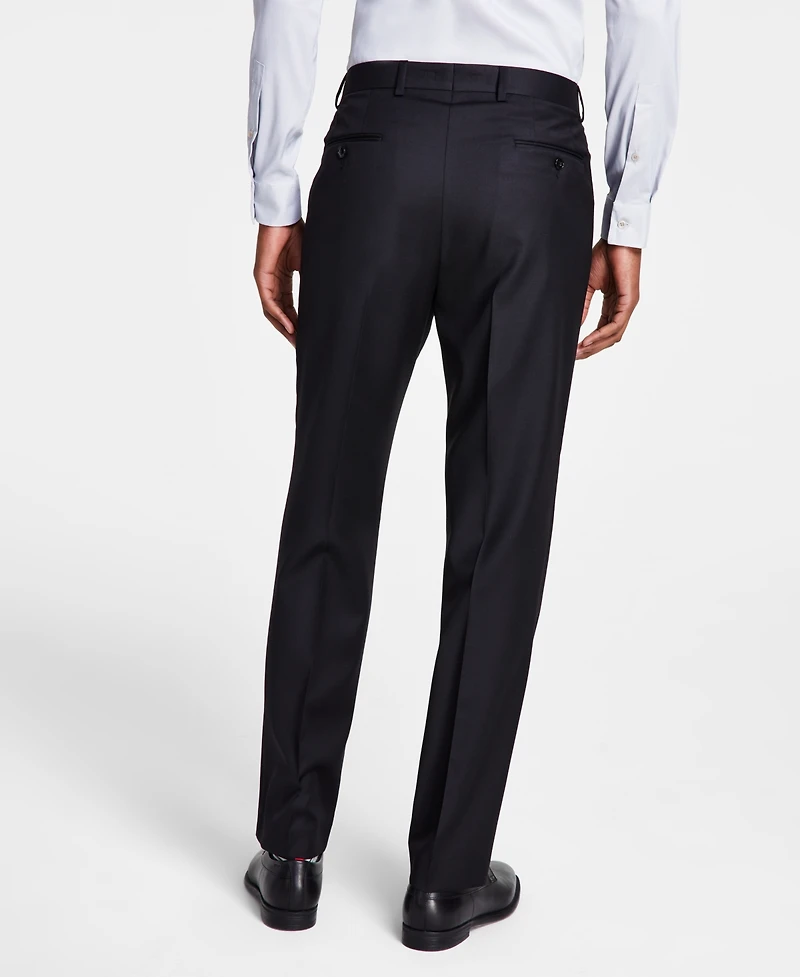 Michael Kors Men's Classic-Fit Wool-Blend Stretch Solid Suit Separates Pant