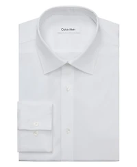 Calvin Klein Men's Refined Cotton Stretch Slim Fit Dress Shirt