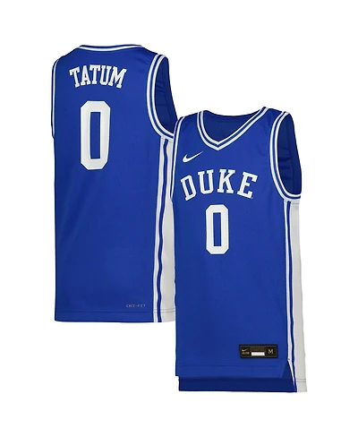 Big Boys Nike #0 Royal Duke Blue Devils Icon Replica Basketball Jersey
