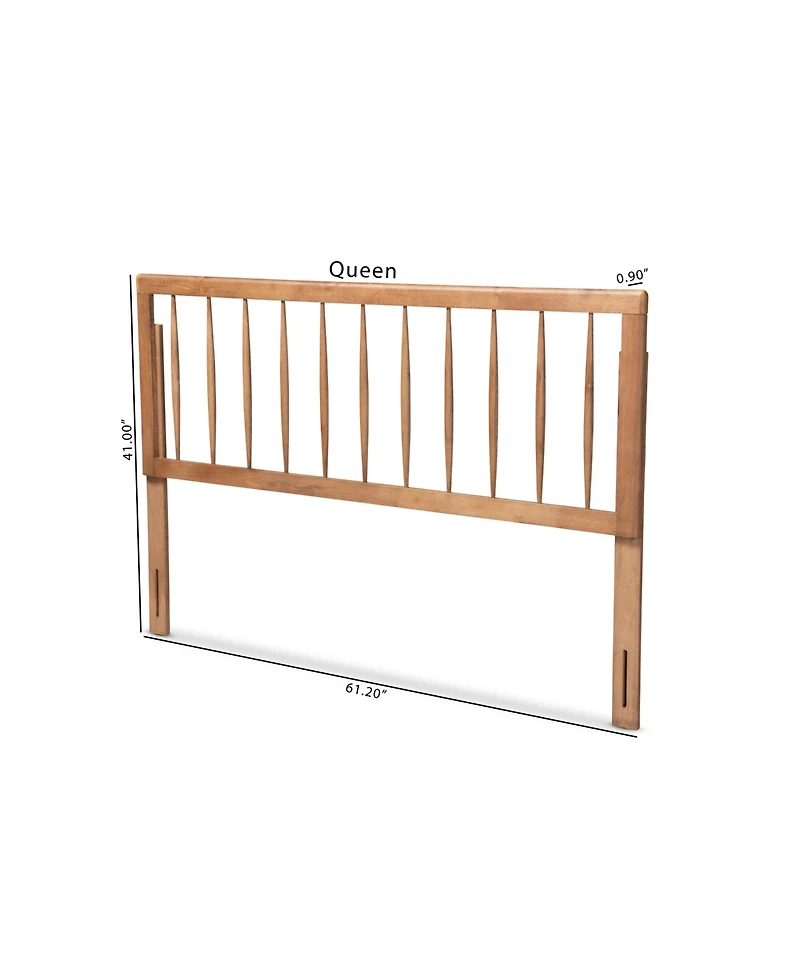 Baxton Studio Valin Modern and Contemporary Queen Size Finished Wood Headboard