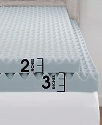 Closeout Dream Serenity Peak Comfort 3 Memory Foam Mattress Topper