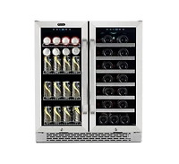 Whynter 30" Built-In French Door Dual Zone Beverage Center