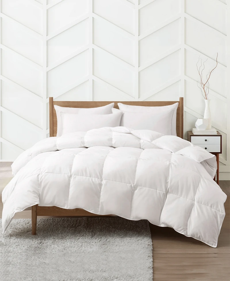 Closeout! Unikome Medium Weight Goose Down Feather Fiber Comforter