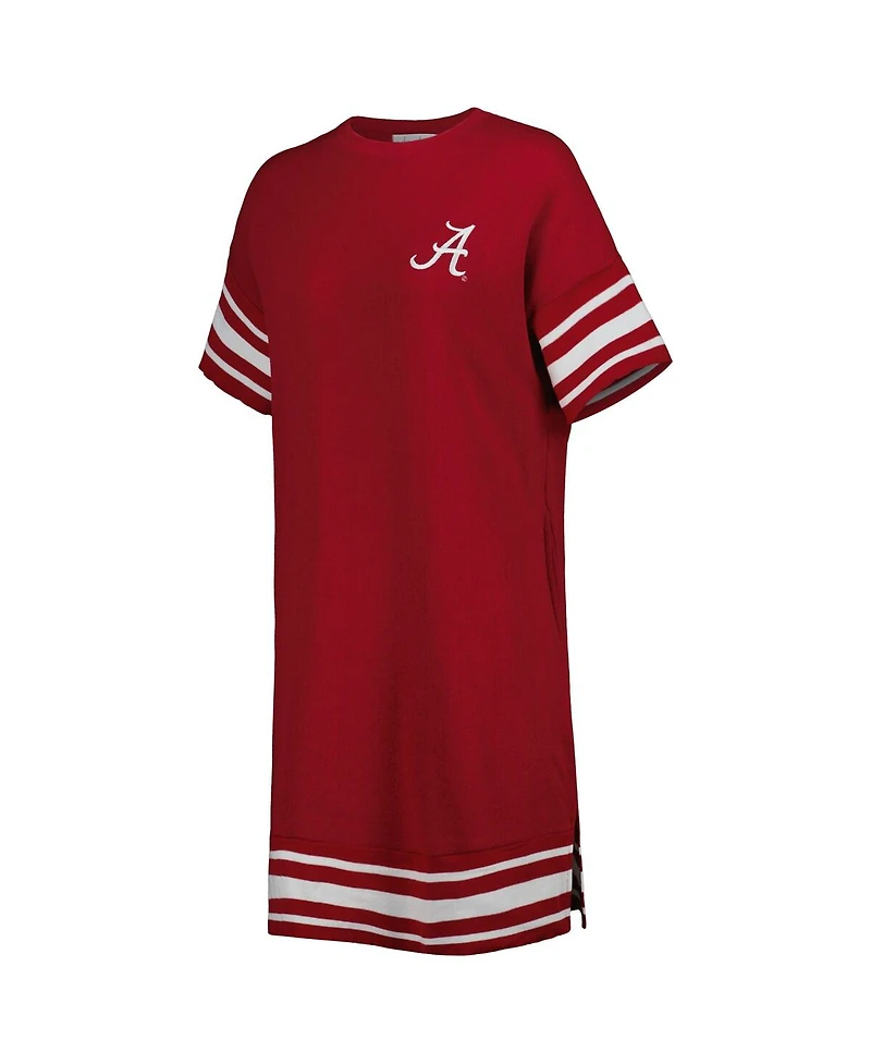Women's Touch Crimson Alabama Crimson Tide Cascade T-shirt Dress